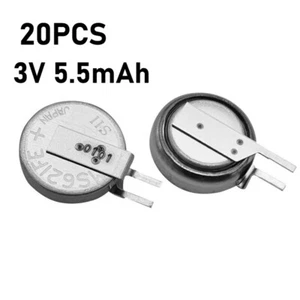 20 PCS MS621FE FL11E Rechargeable Battery 3V 5.5mAh Coin Button Cell Navigation - Picture 1 of 11