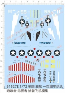 1/72 EA-18G Growler EA-6B Prowler VAQ-129 Vikings Markings Water Slide Decal - Picture 1 of 1