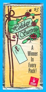 OREGON Lottery scratch ticket expired MINT unscratched HOLIDAY SURPRISE vintage - Picture 1 of 2