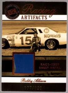 BOBBY ALLISON 177/199 SHEET METAL PATCH SP 2007 PRESS PASS RACING ARTIFACTS - Picture 1 of 1