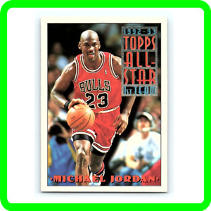 Michael Jordan ALL-STAR 1ST TEAM NBA Investment INSERT Basketball Card Jersey