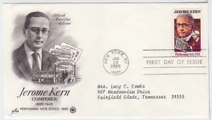 TurtlesTradingPost- Jerome Kern- 1985 #2110- Artcraft Variety Cachet FDC - Picture 1 of 1