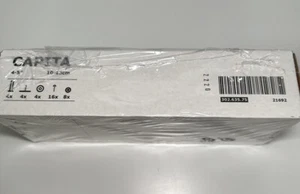 Ikea CAPITA Legs for cabinet, steel white 4 1/2" 302.635.75 - NEW - Picture 1 of 3