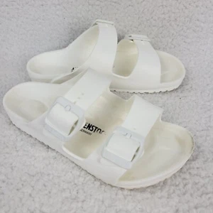 Birkenstock Arizona EU 33 US 2-2,5 Kinder Eva Double Buckle Weiß Sandale Pantolette - Bild 1 von 6
