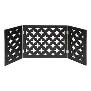 Indoor/Outdoor Solid Wood Starlight Design Freestanding Foldable Adjustable - Picture 1 of 8