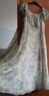 Laura Ashley Vintage Floral Silk Dress Size 16