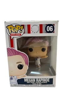 Figura Funko Pop Megan Rapinoe Selección Nacional Femenina de Fútbol EE. UU. #06 Nueva en Caja - Imagen 1 de 7