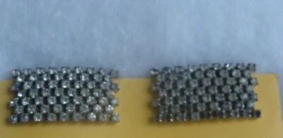 Elegantes clips de zapatos Musi vintage con 7 filas de pedrería de 2 pulgadas para boda de vacaciones Foto 1 de 4