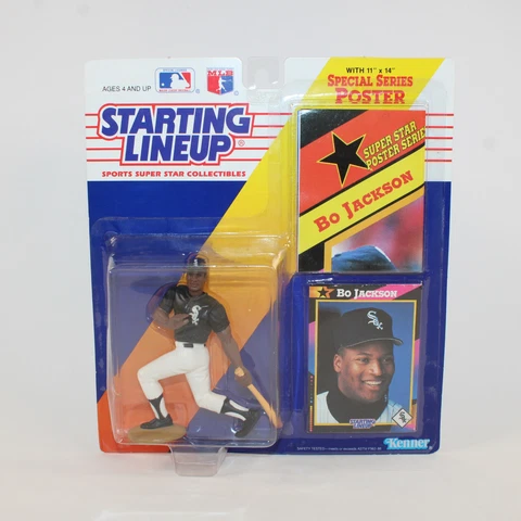 Starting Lineup Bo Jackson White Sox 1992 MLB Action Figure Cover