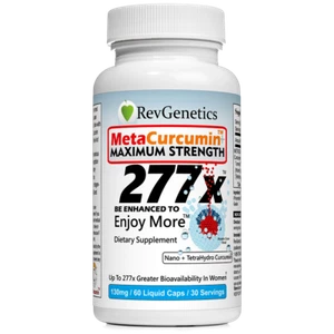 MetaCurcumin 277x Super Curcumin + TetraHydroCurcumin - 60 Liquid Capsules - Picture 1 of 3