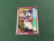 1999 Bowman Chrome TERRELL DAVIS INTERSTATE REFRACTOR SSP 011/100 MINT RARE!!