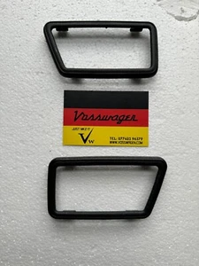 VW SCIROCCO MK2 FRONT LEFT RIGHT INNER DOOR PULL HANDLE SURROUNDS PAIR - Picture 1 of 5