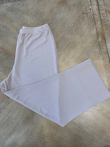 J Jill Stretch Pull On Pants Elastic Waist 28” Straight Leg Inseam 25” Large - Picture 1 of 6