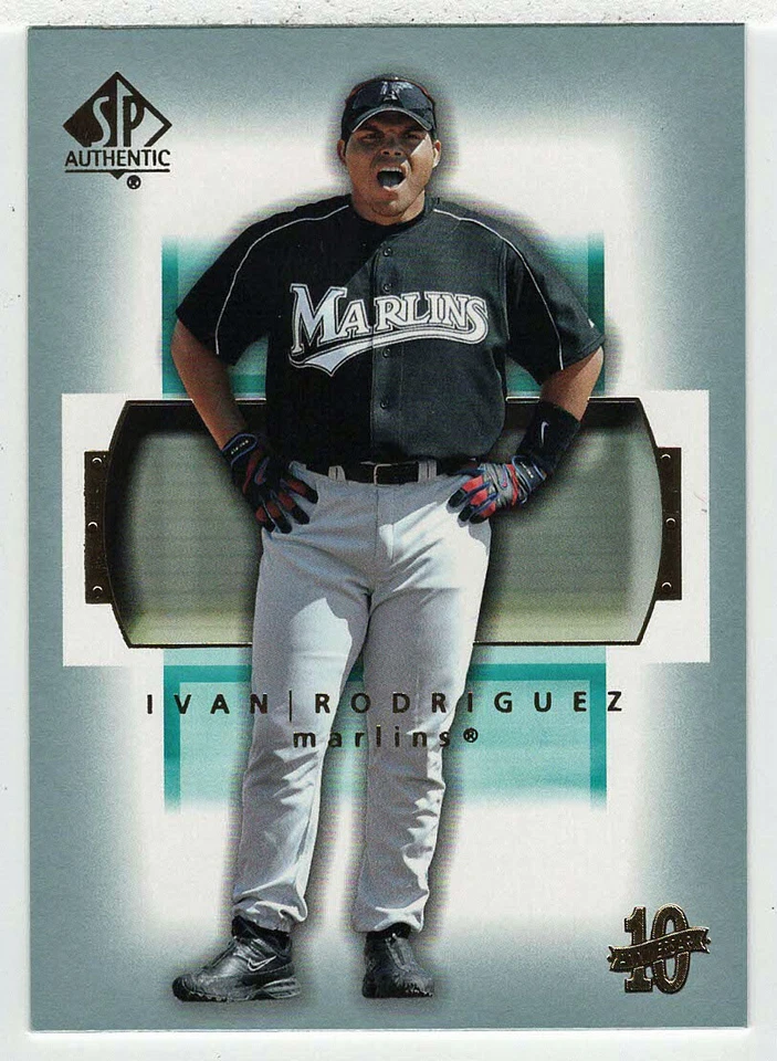 Ivan Rodriguez - Florida Marlins - 2003 Upper Deck SP Authentic Baseball # 70 MT - Image 1 of 1