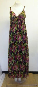 Wunderschönes Kleid mit Blumenmuster Chiffon plissiert gefüttert von Parisian, Größe 10 - Bild 1 von 4