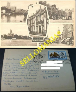 POSTCARD  WORCESTER WORCESTERSHIRE WEST MIDLANDS 1963 ENGLAND  CC04351 UK - Picture 1 of 1