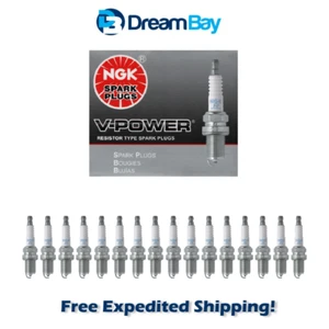 NGK Set 16PCS V-Power Spark Plug 2000-2008 for Mercedes-Benz 6953 BKR5E-11 - Picture 1 of 4