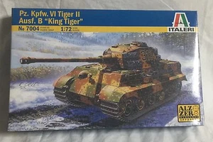 Italeri Pz.Kpfw.VI Tiger II Ausf.B King Tiger Model Kit Ref 7004 Escala 1:72 - Foto 1 di 1