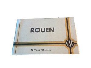 ROUEN  booklet France rue Letellier Paris portfolio cards 12 Vues Choisies
