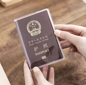 Etui na paszport Etui ochronne Etui na paszport Etui Passport Cover Przezroczyste Wodoodporne - Zdjęcie 1 z 10