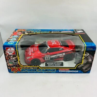 Kyosho Egg Scala 1/16 NISSAN NISMO GT-R R35 MOTUL Rosso R/C Auto Giocattolo - Immagine 1 di 4