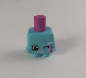 Moose Shopkins Season 5 Health & Beauty Blue Glitter Polly Polish Ultra Rare - Picture 1 of 6