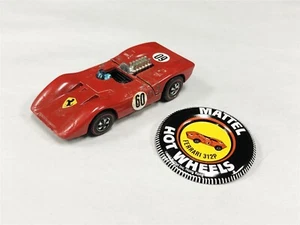 HOT WHEELS RED LINE FERRARI 312P ENAMEL RED HK WITH ORIGINAL BADGE - Picture 1 of 3