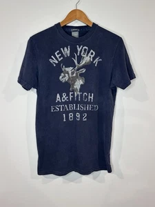 T-shirt vintage Abercrombie & Fitch New York Moose Muscle da uomo taglia large - Foto 1 di 8