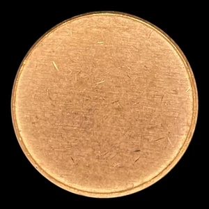 Blank Planchet Cent Copper Plated Zinc 2.5g Post-1982 Genuine Mint Error Coin - Picture 1 of 2