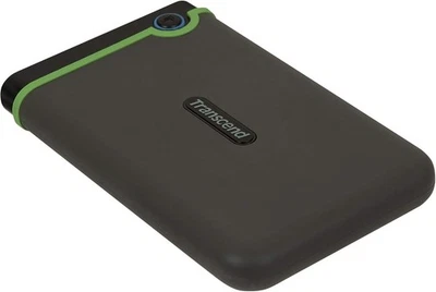 Transcend 2TB StoreJet 25M3 USB 3.1 Portable Hard Drive 2 TB, Iron Gray  - Image 1 of 4