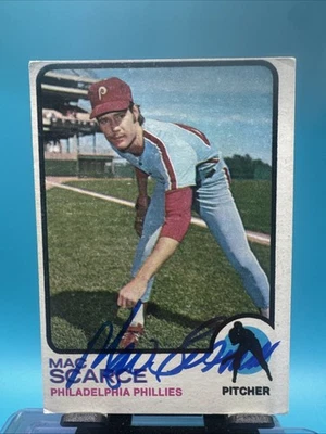 1973 Topps - Mac Scarce #6 (RC) Autograph A38 - Image 1 of 4