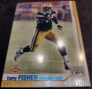 2002 Pacific Heads Update Blue Tony Fisher #64 SP Notre Dame Green Bay Packers - Photo 1/3