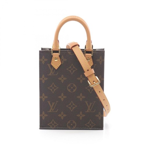 LOUIS VUITTON（LV） Borsa a mano Louis Vuitton Petit Sacpla rivestita in pvc tela pelle monogramma donna
