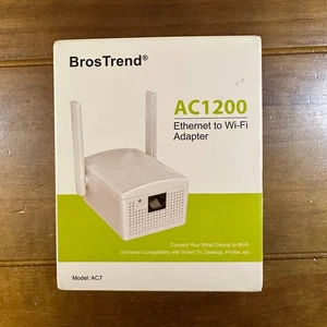 Gebrauchter BrosTrend AC1200 Ethernet auf WLAN Adapter - Bild 1 von 5