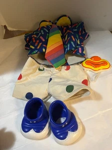 Vintage 1987 Cabbage Patch Kinder Puppe Zirkus Clown Outfit Schuhe Maske - Bild 1 von 3