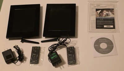Two working Sony DPF-D810 8" Digital Picture Frames, LED backlight - Image 1 of 3