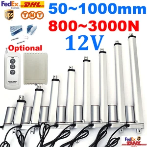 Electric Linear Actuator 1500N 3000N DC 12V 50-1000mm Stroke Fast Speed 5-20mm/s - Bild 1 von 41