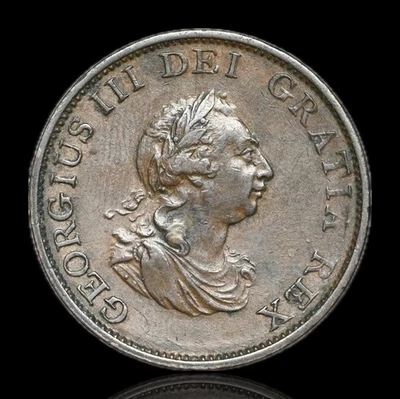 GREAT BRITAIN. George III, Copper Halfpenny, 1799, with old Spink envelope - Image 1 of 3