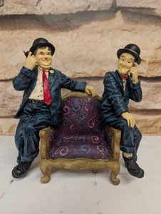 Rare Laurel And Hardy Handmade Decorative Figurines Statue Vintage Collectable - Picture 1 of 14