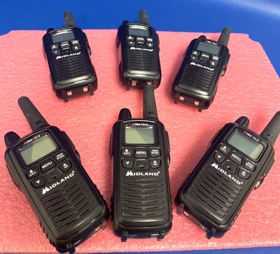 LOTE DE 6X RADIOS BIDIRECCIONALES Midland LXT X-Tra Talk limpias, **LXT600PA** Foto 1 de 4