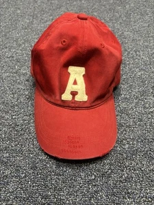 Vtg Abercrombie & Fitch Fitted Hat Block A Logo Y2K Embroidered - Picture 1 of 4