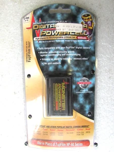 Sealed Monster Powercell 1000mAh Camera Battery for Li-Ion NP-60 Fujifilm - Picture 1 of 4