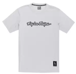 Camiseta Troy Lee Designs Skyline Manga Corta Ride Signature Gris Niebla Mediana - Imagen 1 de 3