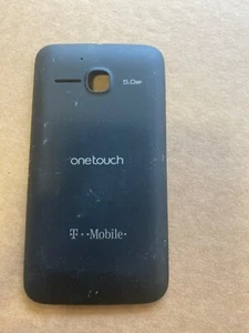 ALCATEL 5020 ONE TOUCH EVOLVE BLACK BATTERY DOOR USED CONDITION - Picture 1 of 1