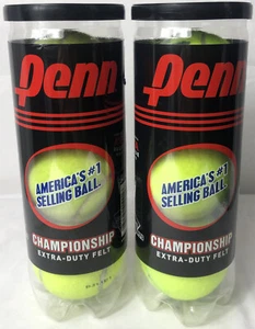 Penn® Championship Extra-Duty Felt Tennis Balls 6 Balls 2 Cans! - Picture 1 of 1