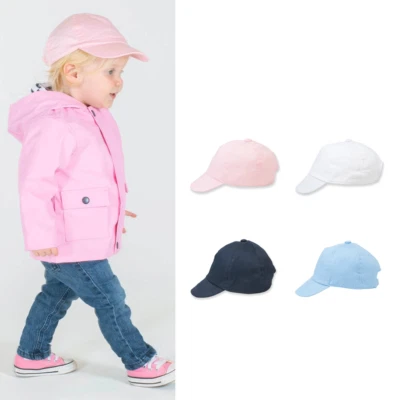 Larkwood Baby Kleinkind Kappe LW090 - Kinder weiche Baumwollmütze Kinder Kopfbedeckung