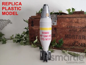 FAKE M302 WW2 Era 60mm WP Smoke Mortar - Plastic Replica - Picture 1 of 9