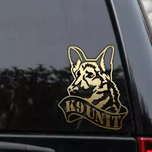K9 Unit German Shepherd Decal Sticker Caution Police Dog Window Laptop Bumper - Bild 1 von 2