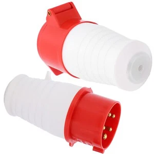Coupleur Industriel 16A 5 Broches Prise Industrielle étanche IP44 Triphasée M... - Afbeelding 1 van 9
