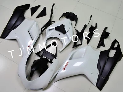 Carenados de carrocería molde de inyección ABS blanco perla para Ducati 1198/1098/848 07-11 Foto 1 de 4